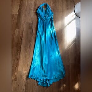 Betsy & Adam Elegant Teal Maxi Dress Woman size 6